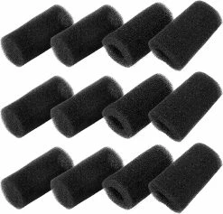 Unbranded Pre-Filter Foam Sponge Roll Aquarium Filter Intake Cover Replacement For Aquarium Fish Tank Black 8x4x4cm Black Strainer Size 2