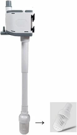 Unbranded Aquarium Fish Filter 3 In 1 Multi-Function Oil Film Filter Pump 360-1000L/H Submersible Water Filter Pump (ZY-N37 15W 266GPH(1000L/H))