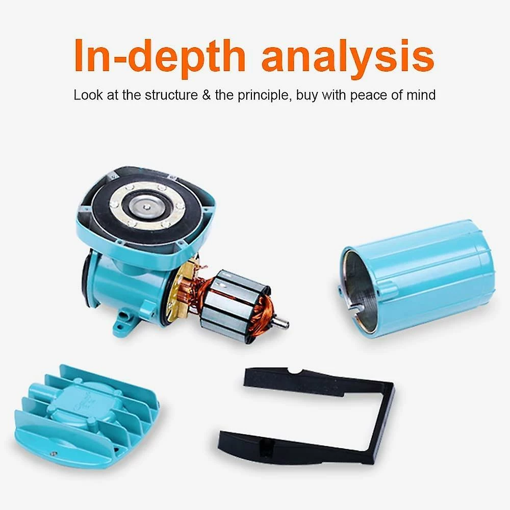 Unbranded Commercial Air Pump 25 Watt Single Outlet, 6 Valve Manifold For Aquarium, Fish Tank, Fountain, Pond & Hydroponics,635 GPH, Blue 2 Unbranded Commercial Air Pump 25 Watt Single Outlet, 6 Valve Manifold For Aquarium, Fish Tank, Fountain, Pond & Hydroponics,635 GPH, Blue – Image 2