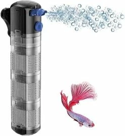 Unbranded Aquarium Filter (for 40 To 160 Gal) Fish Tank Submersible Filter For Fish Turtle Reptitle Tank (12w Filter Up To 160 Gal) 12w Filter Up To 160 Gal