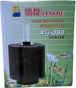 Unbranded XINYOU Super Aquarium Bio Filtration Sponge Filter For Fish Tanks (XY-380 (Large)) XY 380 (Large)