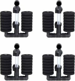 Unbranded 4 Pack Double Bio Sponge Filter, For Fry, Betta, Shrimp, Nano, Aquarium Fish Tank Small Up To 10 Gal