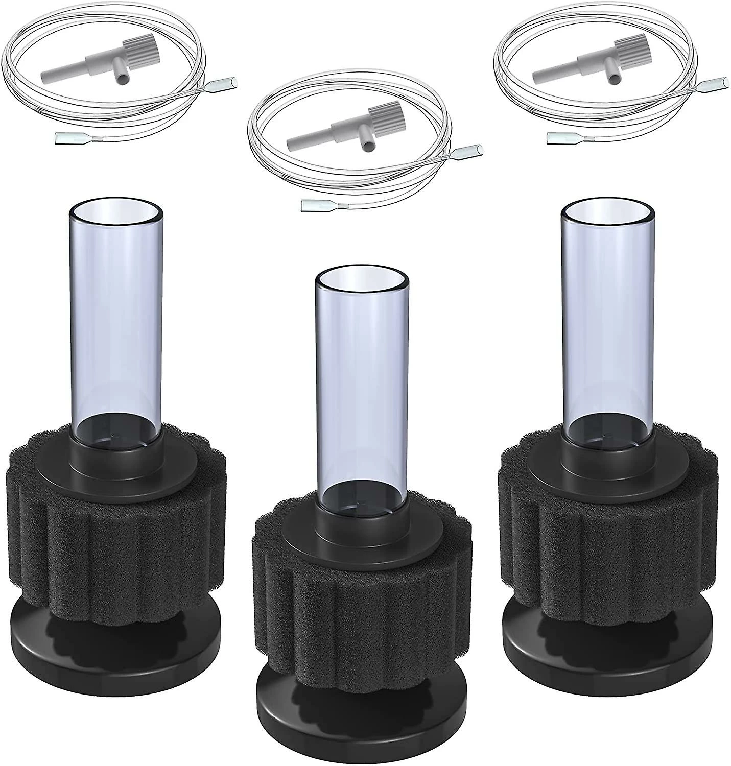 Unbranded Aquarium Nano Bio Sponge Filter Quiet Betta Fry Shrimp Foam Filter Kit With Airline Tubing For Small Fish Tank Up To 3 Gallon, 3 Pack Up To 3Gal 1 Unbranded Aquarium Nano Bio Sponge Filter Quiet Betta Fry Shrimp Foam Filter Kit With Airline Tubing For Small Fish Tank Up To 3 Gallon, 3 Pack Up To 3Gal