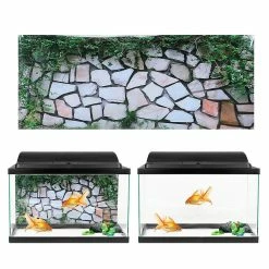 Gegong Arrière-plan Affiche Décorations Stonewalling Peintures Pvc Autocollant Image Paysage Pour Aquarium Fish Tank -Pompe À Eau Boutique 796906564 max