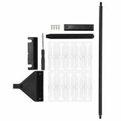 Gegong Aquarium Algae Scraper Aluminum Alloy Glass Fish Tank Algae Cleaner With Detachable Pole40cm With 10 Blades -Pompe À Eau Boutique 796908178 max