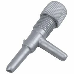 Unbranded Aquarium Fish Oxygen Air Line Tubing Débit Control Valve 5 Pcs Gris