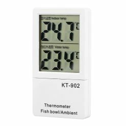 Gegong Lcd Digital Indoor And Aquarium Fish Tank Thermomètre Double Température Display Meter