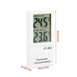 Gegong Lcd Digital Indoor And Aquarium Fish Tank Thermomètre Double Température Display Meter -Pompe À Eau Boutique 799614693 max