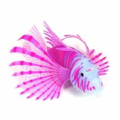 Gegong Fluorescence Fish Aquarium Ornements 3D Silicone Artificiel Fish Tank Aquarium Décorations