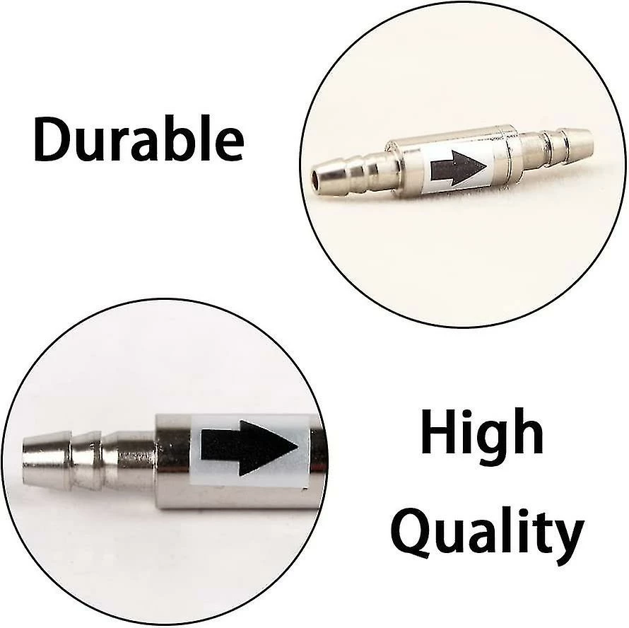 Unbranded One Way Check Valves Stainless Steel Non Return Check Valves Aquarium Air Pump Check Valves For Aquarium Fish Tank(4pcs) -z 3 Unbranded One Way Check Valves Stainless Steel Non Return Check Valves Aquarium Air Pump Check Valves For Aquarium Fish Tank(4pcs) -z – Image 3