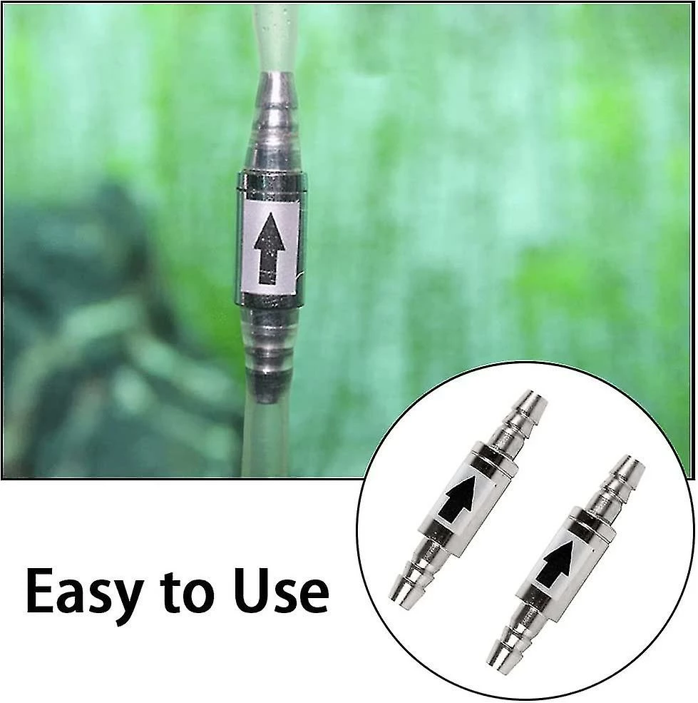 Unbranded One Way Check Valves Stainless Steel Non Return Check Valves Aquarium Air Pump Check Valves For Aquarium Fish Tank(4pcs) -z 4 Unbranded One Way Check Valves Stainless Steel Non Return Check Valves Aquarium Air Pump Check Valves For Aquarium Fish Tank(4pcs) -z – Image 4